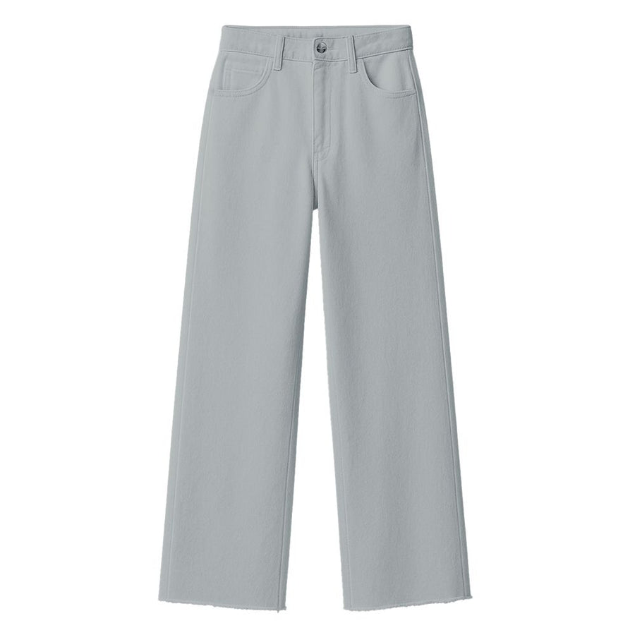 Gray Cotton Jeans & Pant