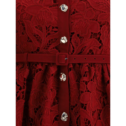 Embroidered short Dress