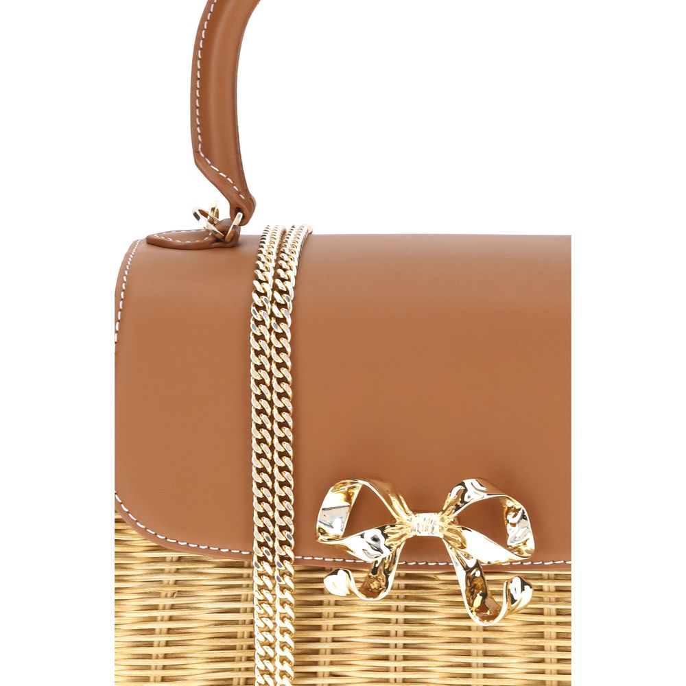 Rattan Bow Handbag