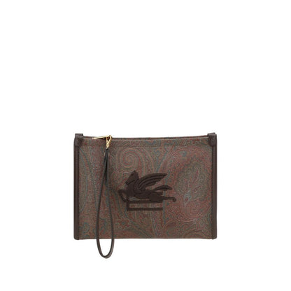 Pouch bag with Pegaso detail