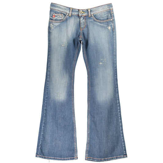 Blue Cotton Jeans & Pant