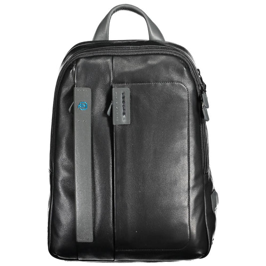 Black Leather Backpack