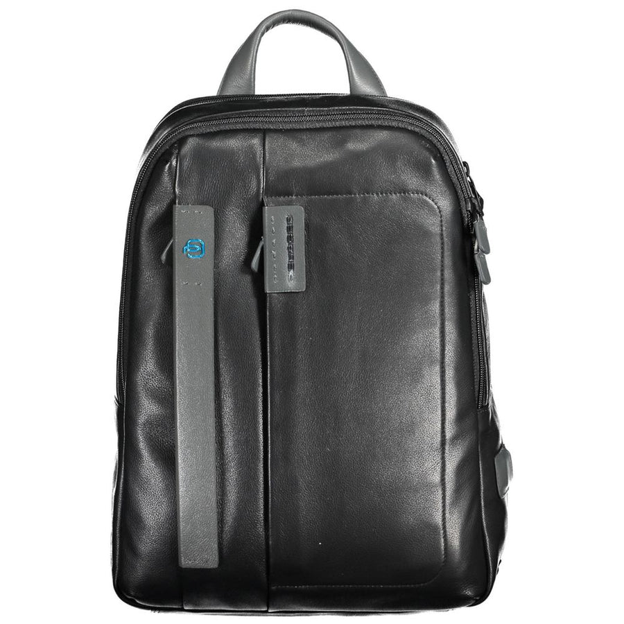 Black Leather Backpack