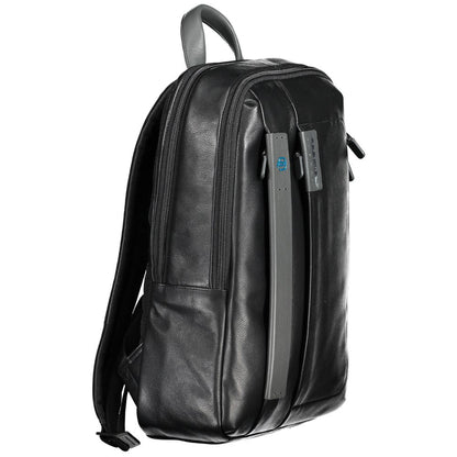 Black Leather Backpack