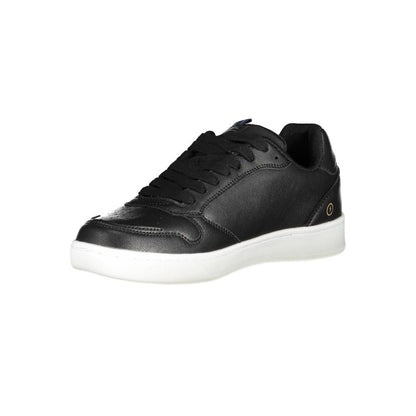 Black Artificial Leather Sneaker