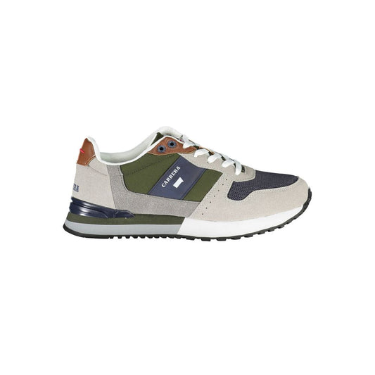 Gray Polyester Sneaker