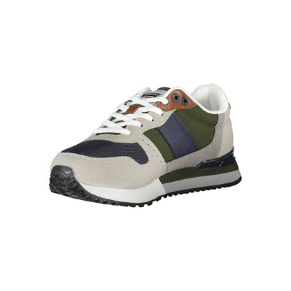Gray Polyester Sneaker