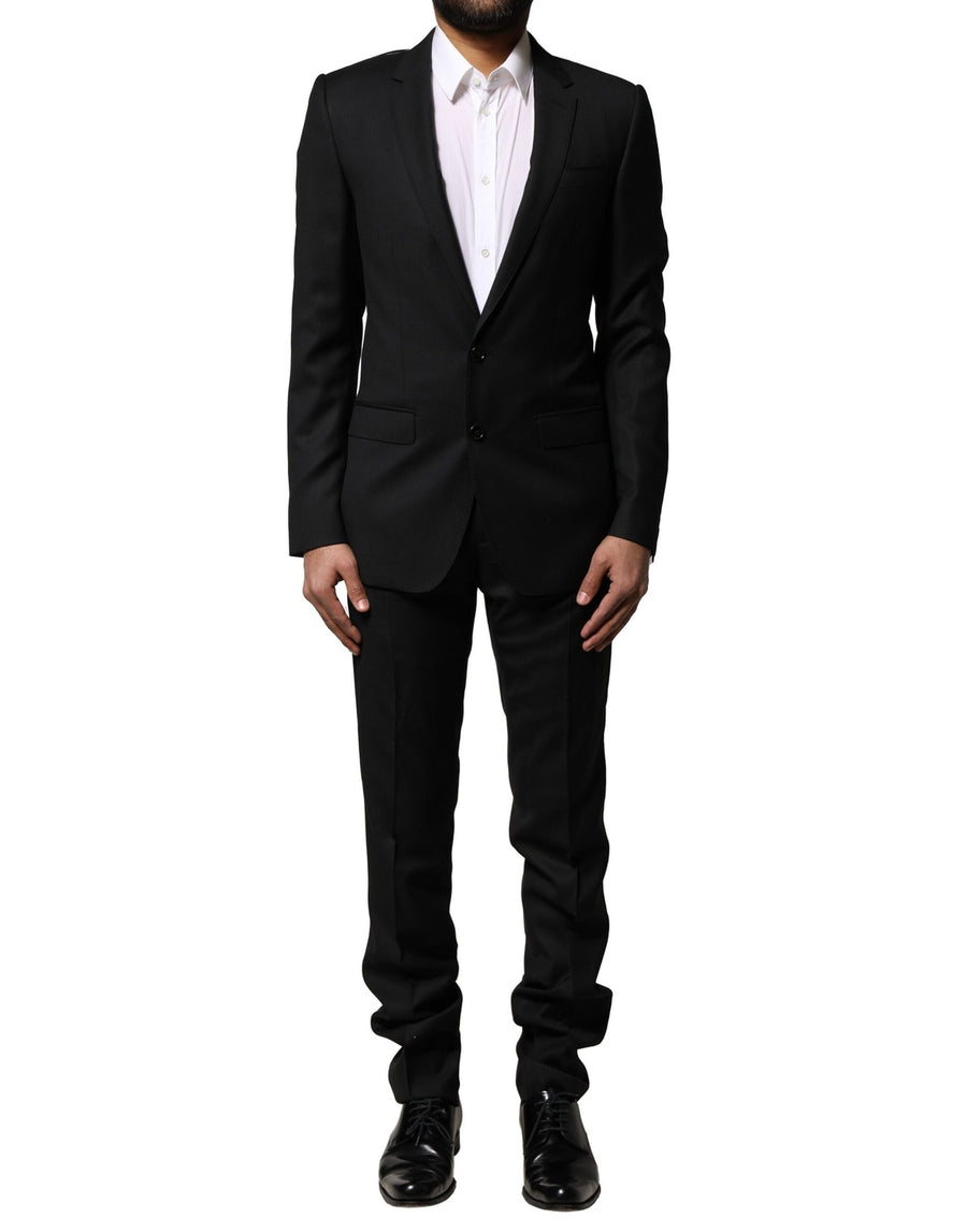 Blue MARTINI Wool Formal 2 Piece Suit