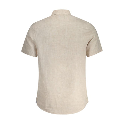 Beige Linen Shirt