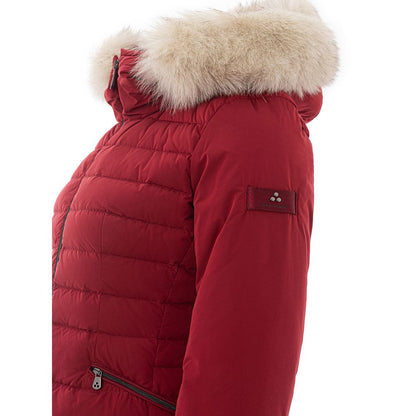 Bordeaux Polyester Jackets & Coat