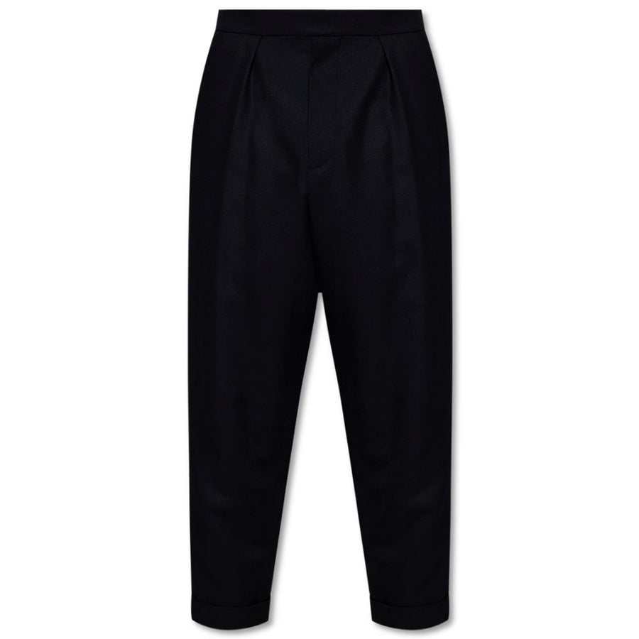 Black Cotton Jeans & Pant