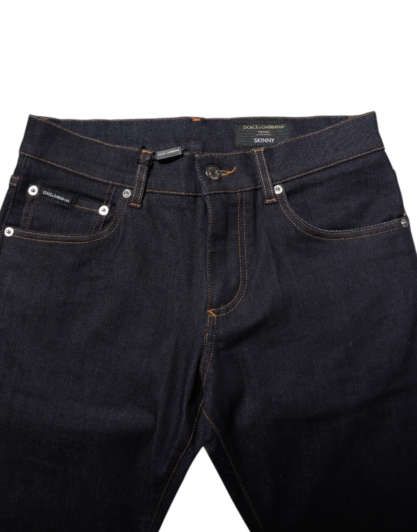 Black Cotton Skinny Men Denim Jeans