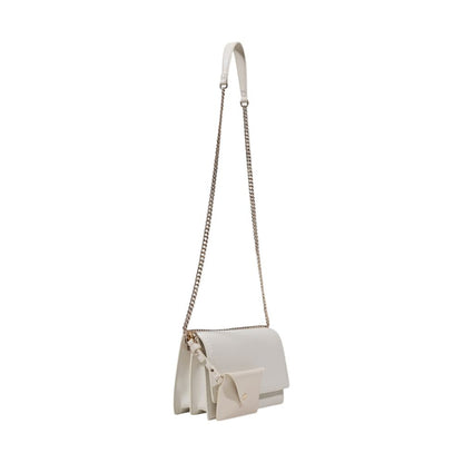 Cream Polyethylene Handbag