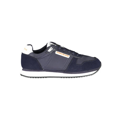 Blue Polyester Sneaker