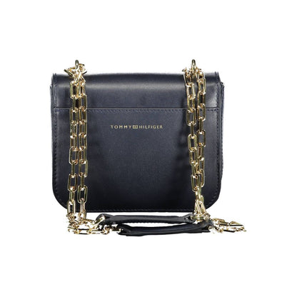 Blue Leather Handbag