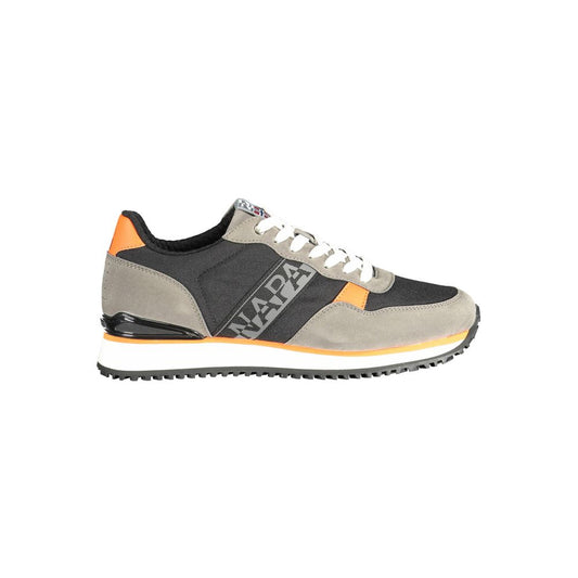 Gray Polyester Sneaker