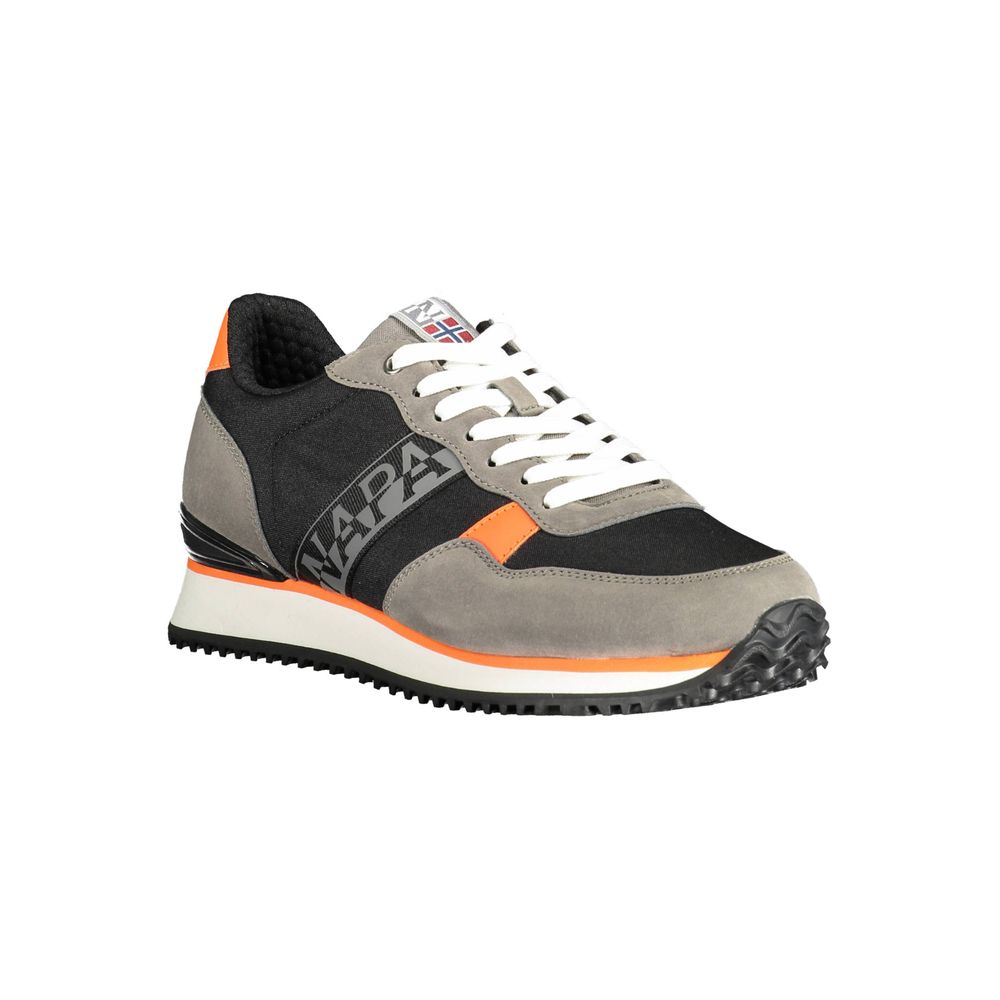 Gray Polyester Sneaker