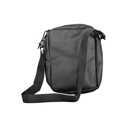 Black Polyester Shoulder Bag