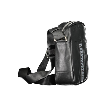 Black Polyethylene Shoulder Bag