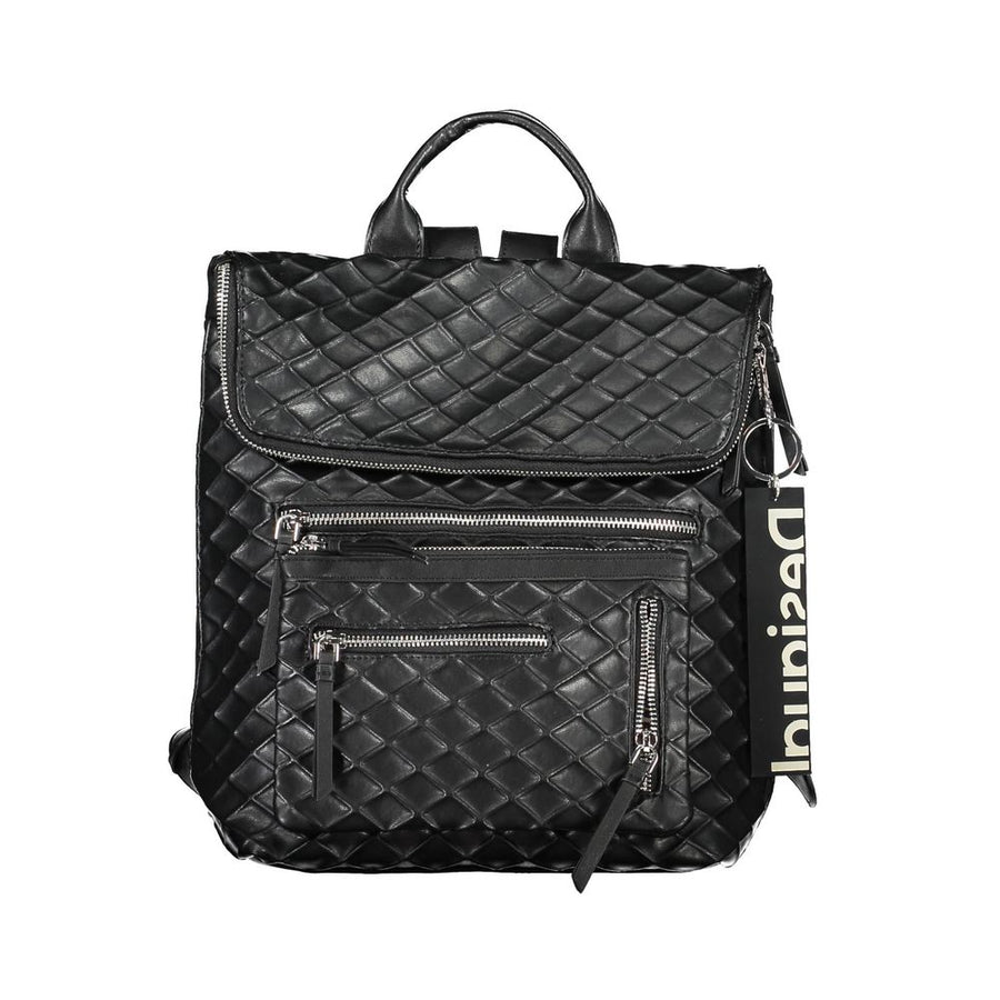 Black Polyethylene Backpack