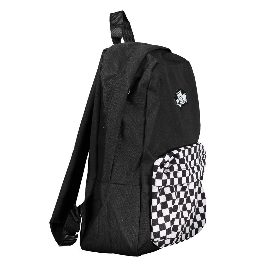 Black Polyester Backpack