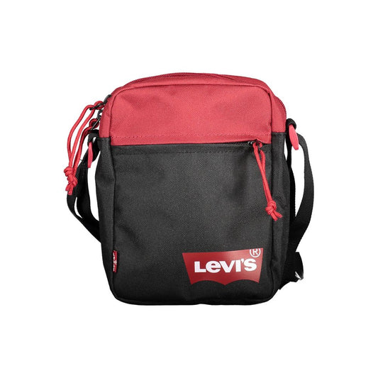 Black Polyester Shoulder Bag