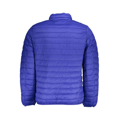 Blue Polyamide Men Jacket