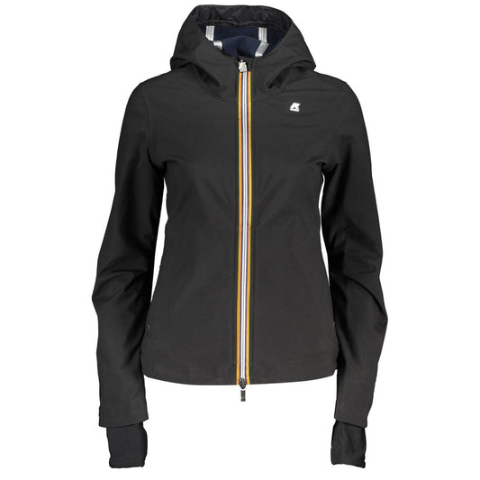 Black Polyester Jackets & Coat