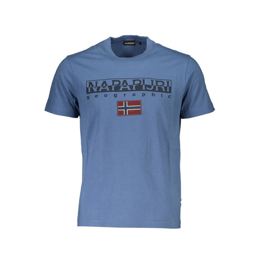 Blue Cotton T-Shirt