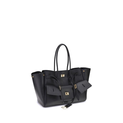 Black Calf Leather Bos Taurus Shoulder Bag