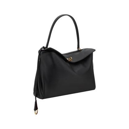 Black Calf Leather Bos Taurus Shoulder Bag