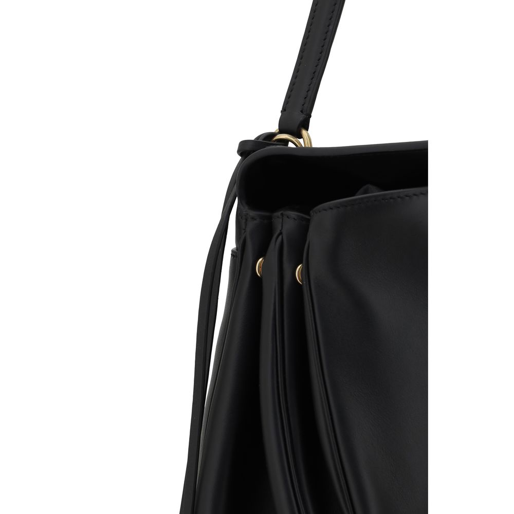 Black Calf Leather Bos Taurus Shoulder Bag