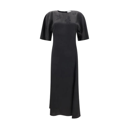 Satin Long Dress