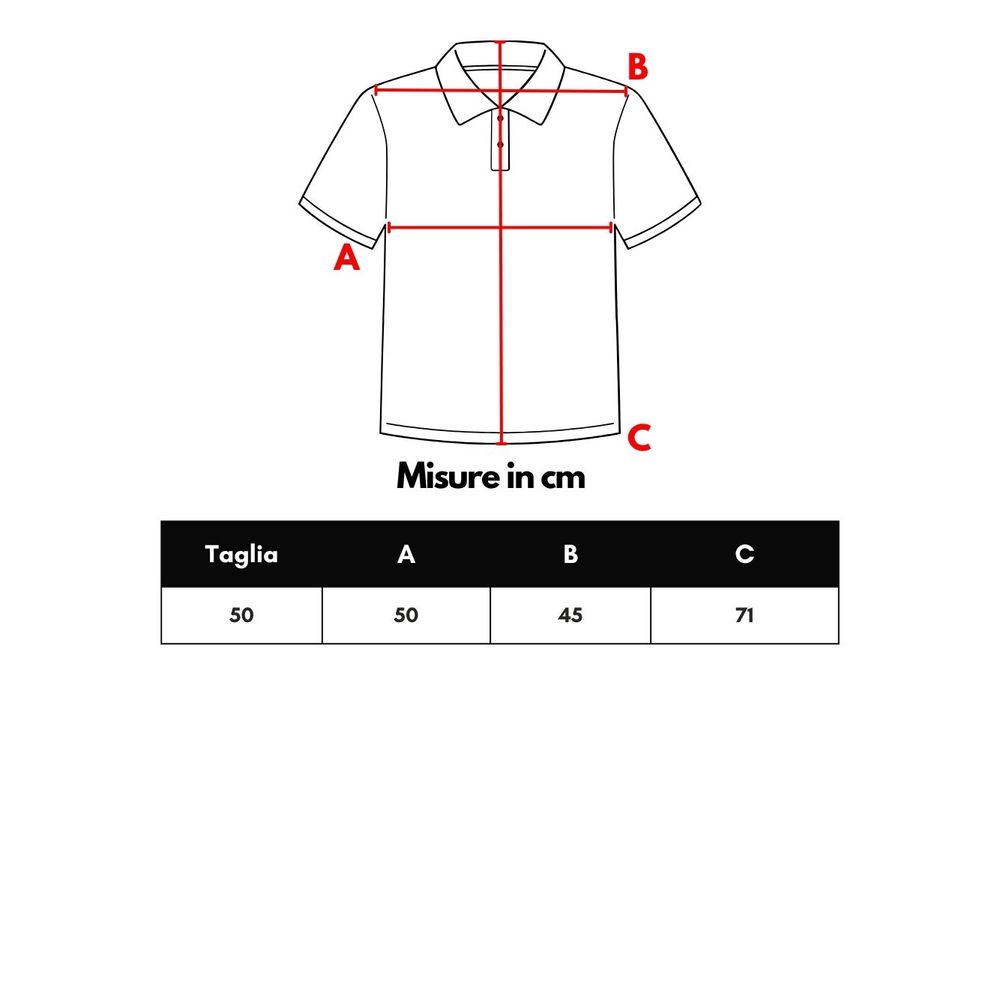 Blue Linen Polo Shirt