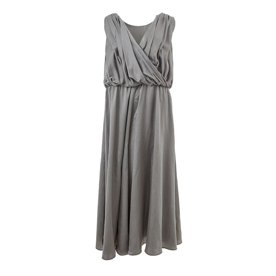 Gray Silk Long