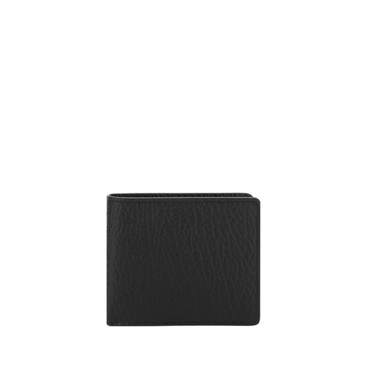 Wallet with iconic contrast stitched