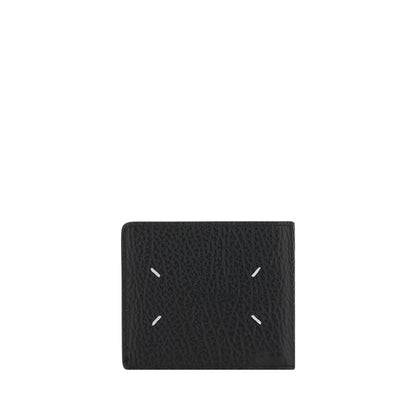 Wallet with iconic contrast stitched