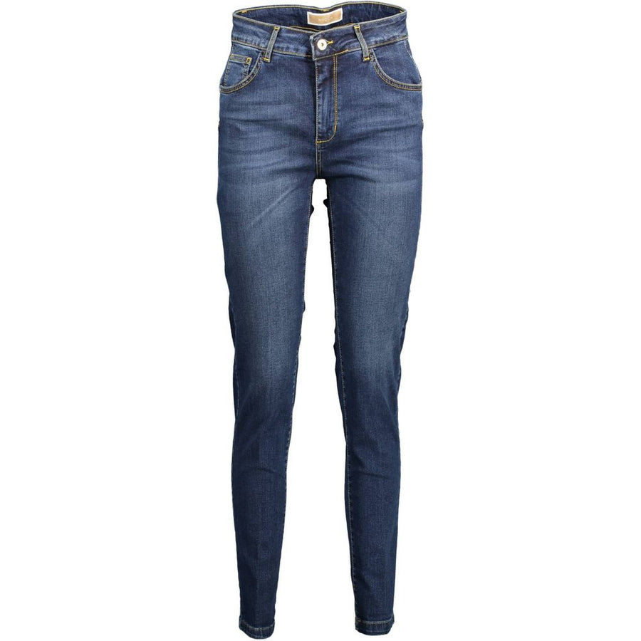 Blue Cotton Jeans & Pant