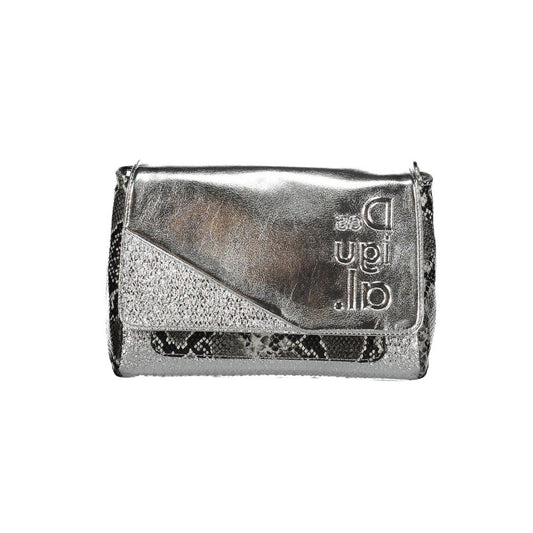 Gray Polyethylene Handbag