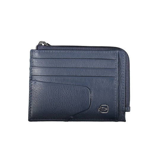 Blue Leather Wallet