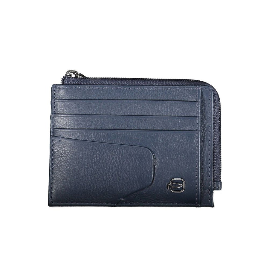 Blue Leather Wallet