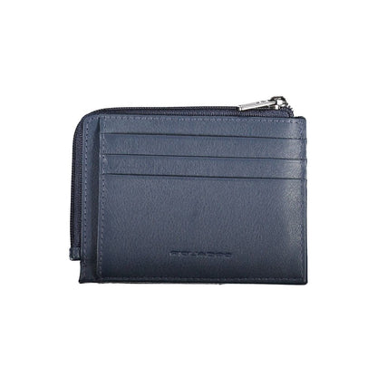 Blue Leather Wallet