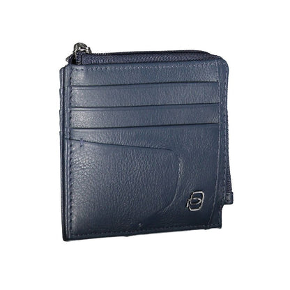 Blue Leather Wallet