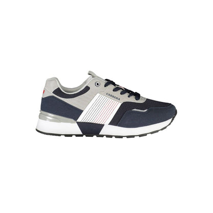 Blue Polyester Sneaker