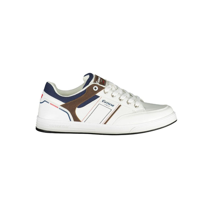 White Polyester Sneaker