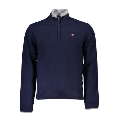 Blue Fabric Sweater
