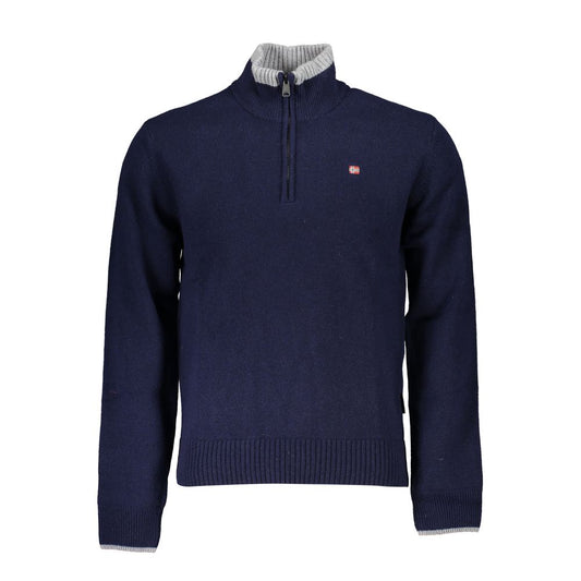 Blue Fabric Sweater