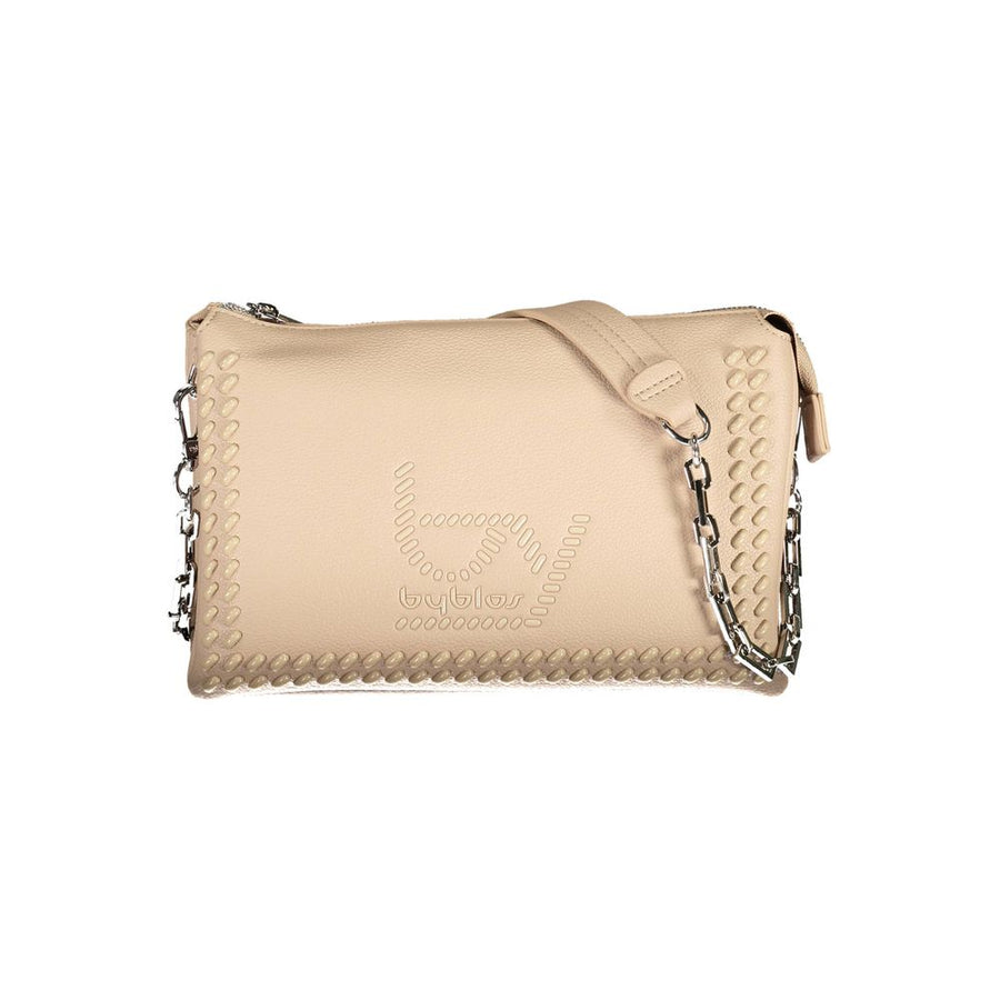 Beige Polyethylene Handbag