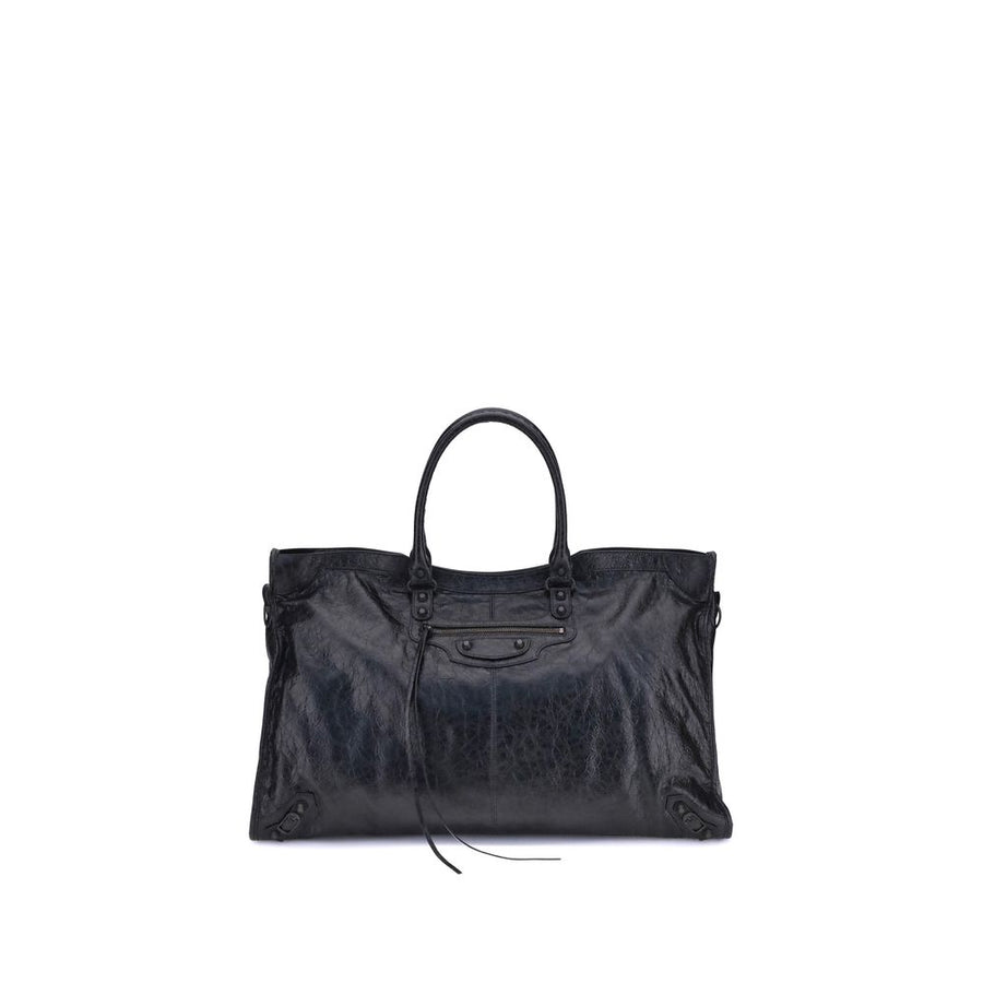 Black Calf Leather Bos Taurus Shoulder Bag