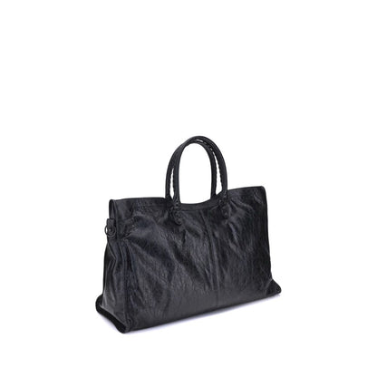Black Calf Leather Bos Taurus Shoulder Bag